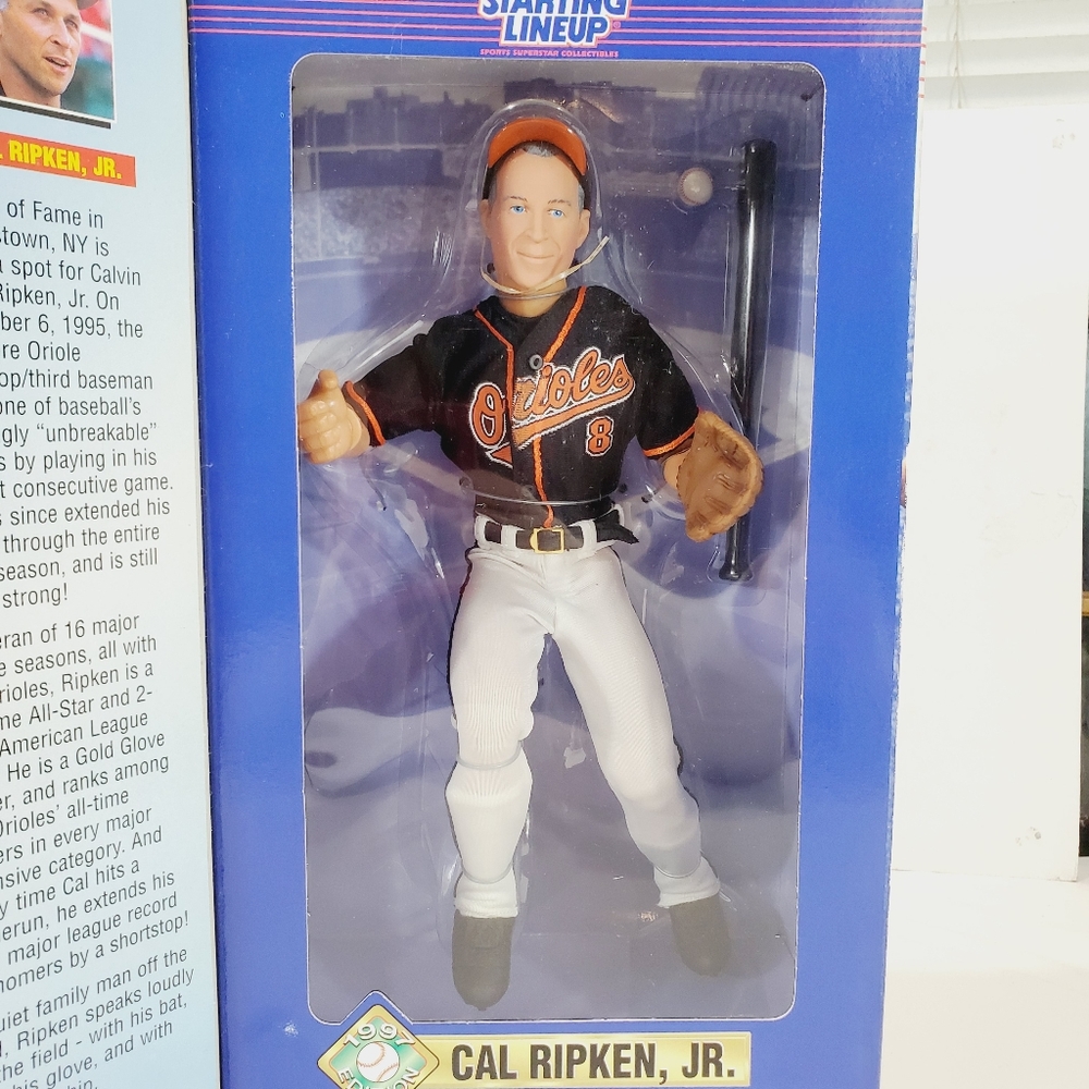 Cal Ripken Jr Starting Lineup 1997 12" Figure Vtg - Picture 9 of 12
